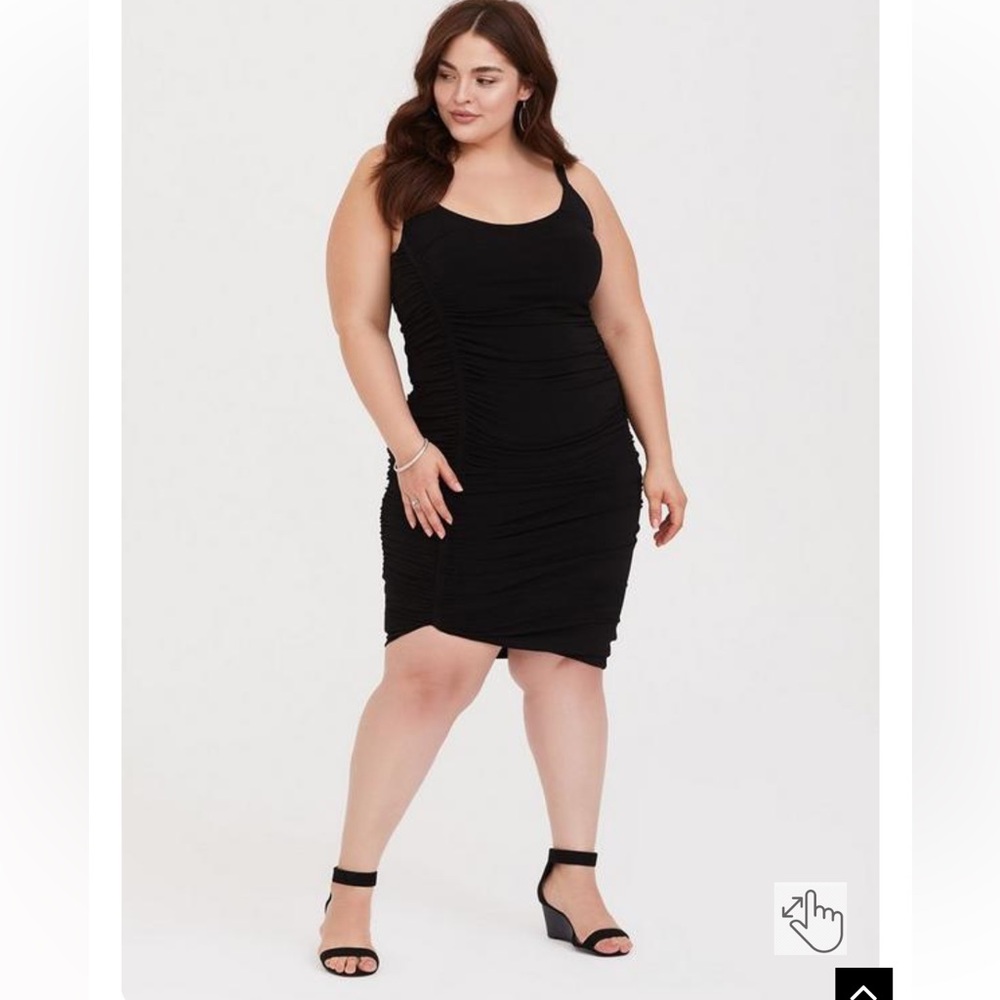 Torrid Black Studio Knit Bodycon Dress